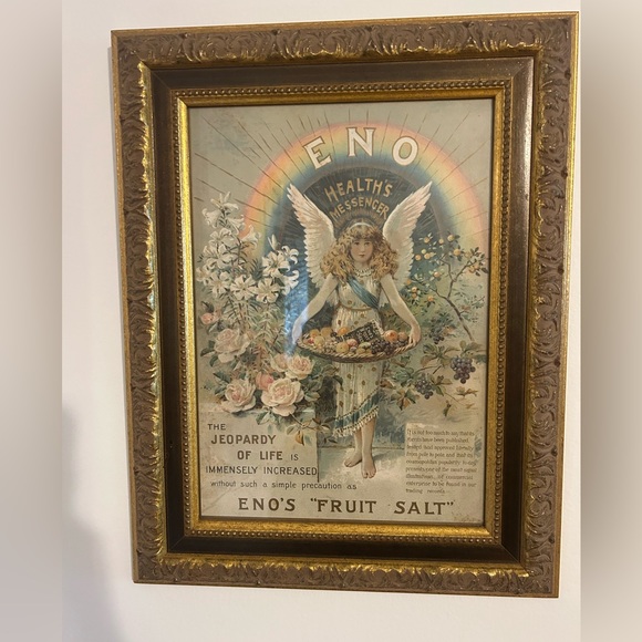 Vintage Eno's Fruit Salt Framed Print